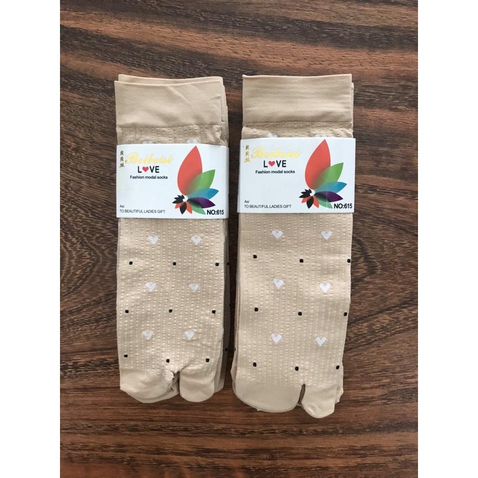 Combo 5 hoặc 10 đôi vớ da nữ họa tiết bông nhiều màu lựa chọn thun dày cotton 100% co giãn tốt thương hiệu ALAN