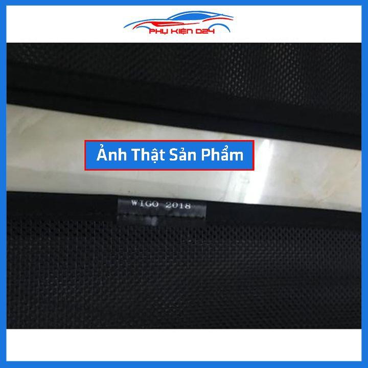 Bộ 4 rèm chắn nắng nam châm Wigo 2018-2019 khung cố định chống tia UV
