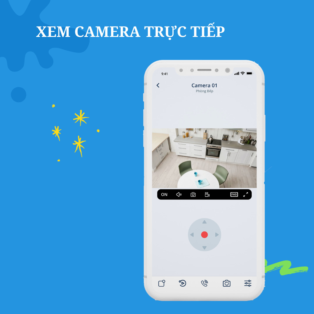 Camera IP Wifi ngoài trời VNPT Technology ONE HOME Home Vision HVOF02 kèm thẻ nhớ 16GB chuẩn chống nước hàng chính hãng