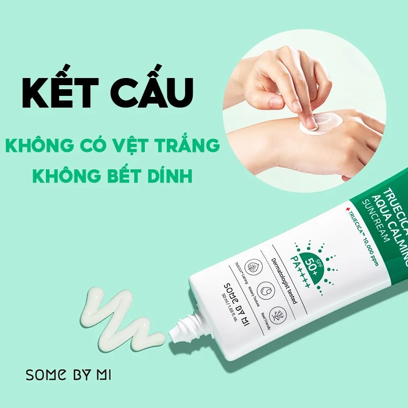 Kem Chống Nắng Some By Mi Truecica Aqua Calming SunCream SPF50+ PA++++ 50ml