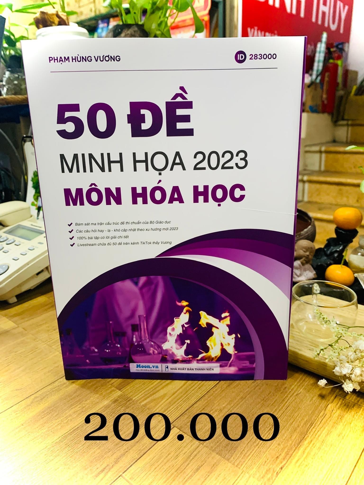 50 đề minh hoạ môn hoá học 2023