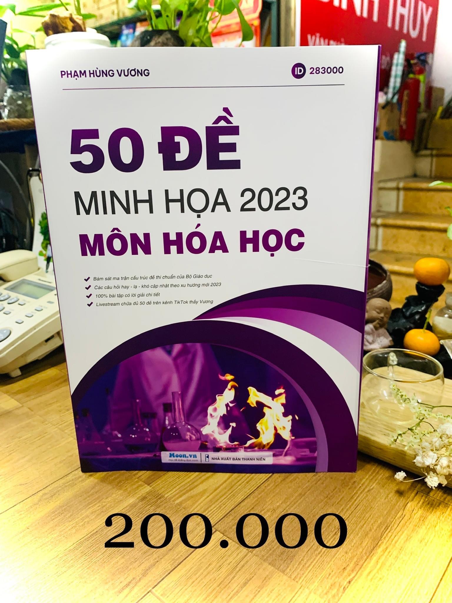 50 đề minh hoạ môn hoá học 2023