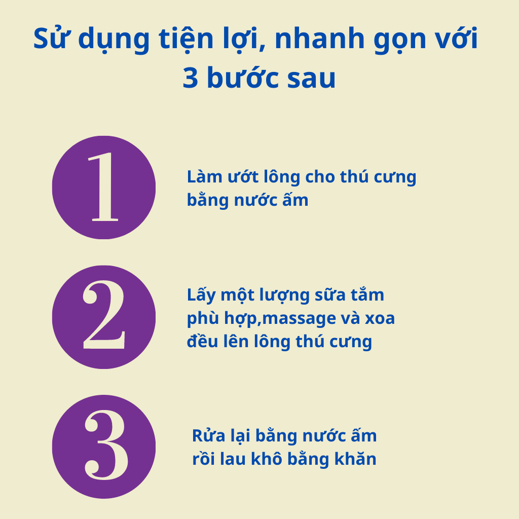 Sữa tắm Dorrikey dưỡng lông, loại bỏ nấm ngứa cho thú cưng - Chai 510ml