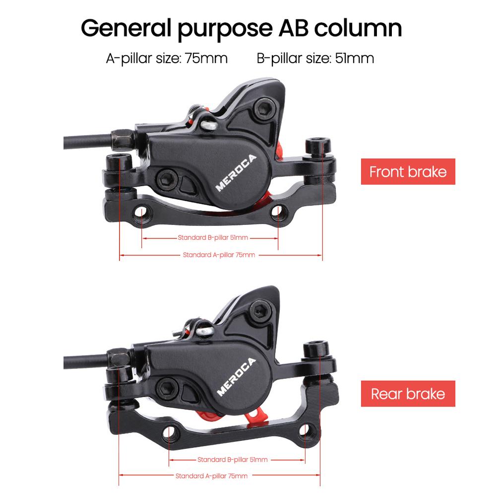 Bộ Phanh Đĩa Thủy Lực Xe Đạp Len Núi Mtb