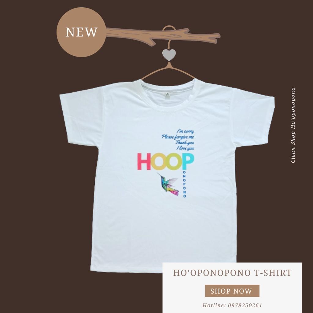 Áo thun Ho'oponopono T-Shirt, Áo phông UNISEX Cotton oversize form rộng Ceeport/Aloha/Thank you/I love you