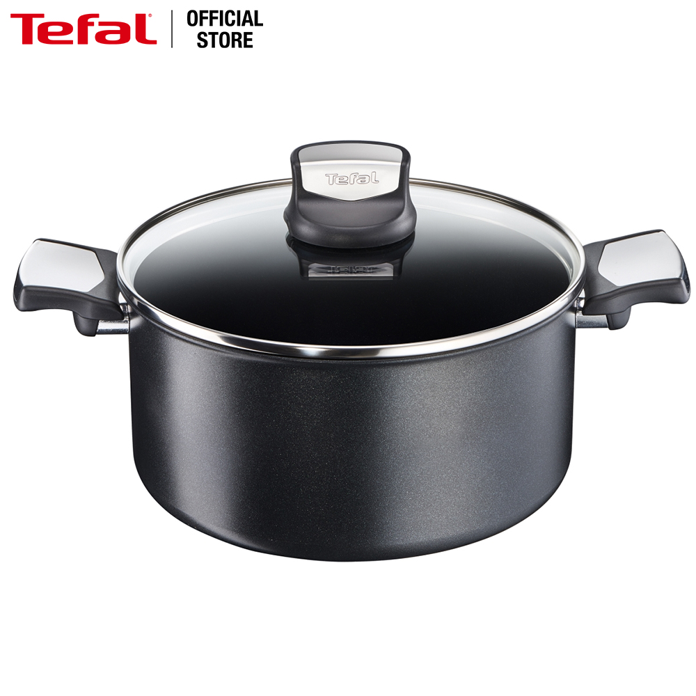 Nồi lẻ hai quai chống dính Tefal Expertise có nắp C6204672 (24cm)