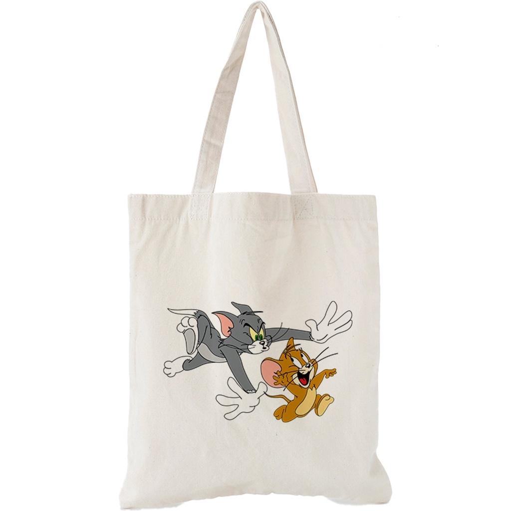 Túi vải Canvas Trương Gia Túi Vải - Túi Canvas bộ sưu tập hoạt hình ngộ nghĩnh nhiều kích thước