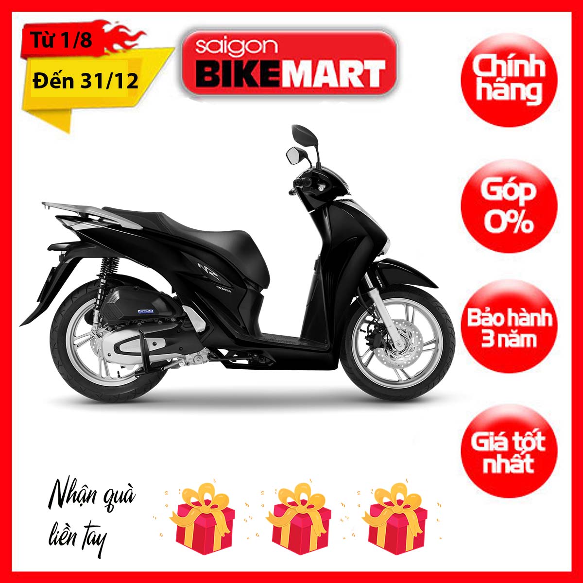 Xe máy Honda SH 125i Tiêu chuẩn CBS 2022