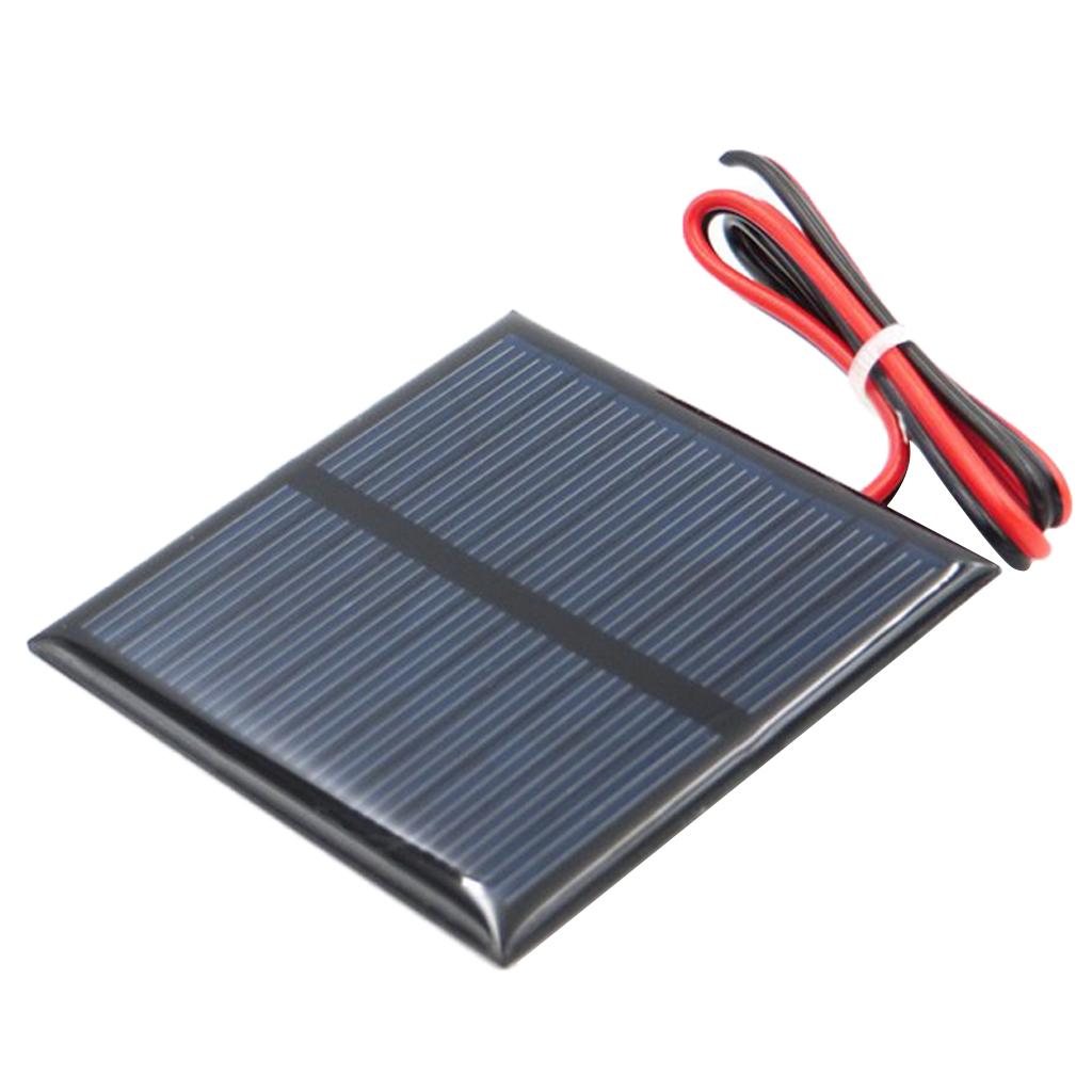 2pcs  Solar Panel Polycrystalline Silicon DIY Battery Charger G 5.5V