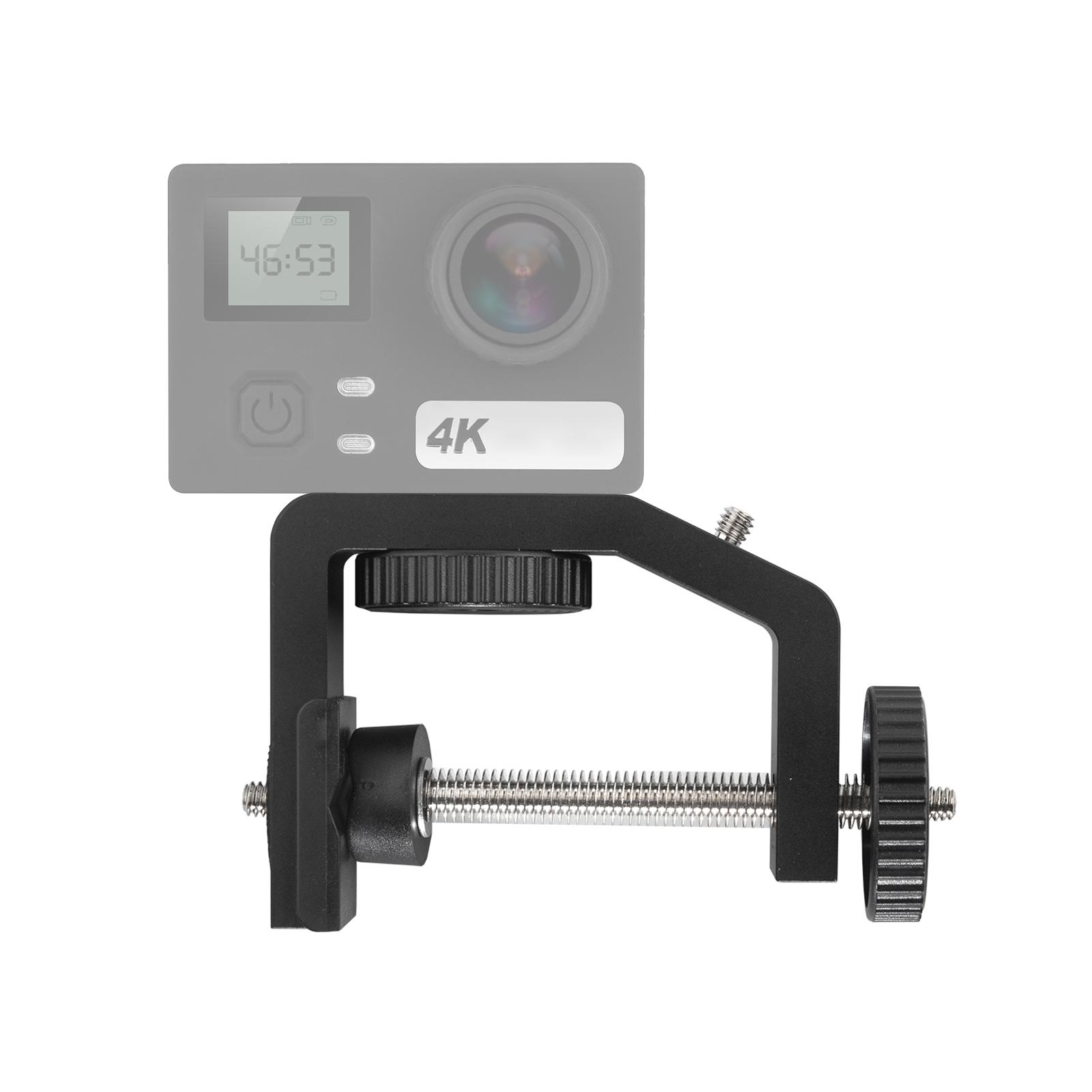 Universal C-Clamp Multifunctional Aluminum Alloy C Clamp Mount with 1/4 Inch Screw for Camera Microphone Video Light