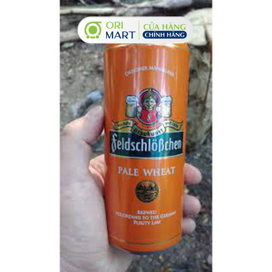 Bia Lon FeldschloBchen Pale Wheat Thơm Ngon Đậm Vị Nhập Khẩu Từ Đức 500ml ORIMART