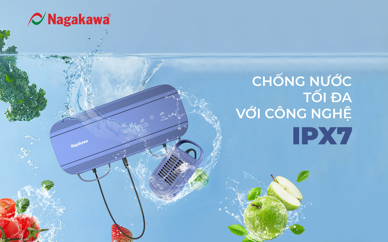 Máy khử khuẩn thực phẩm treo tường Nagakawa NAG3905 - Công nghệ Hydroxyl - Hàng Chính Hãng