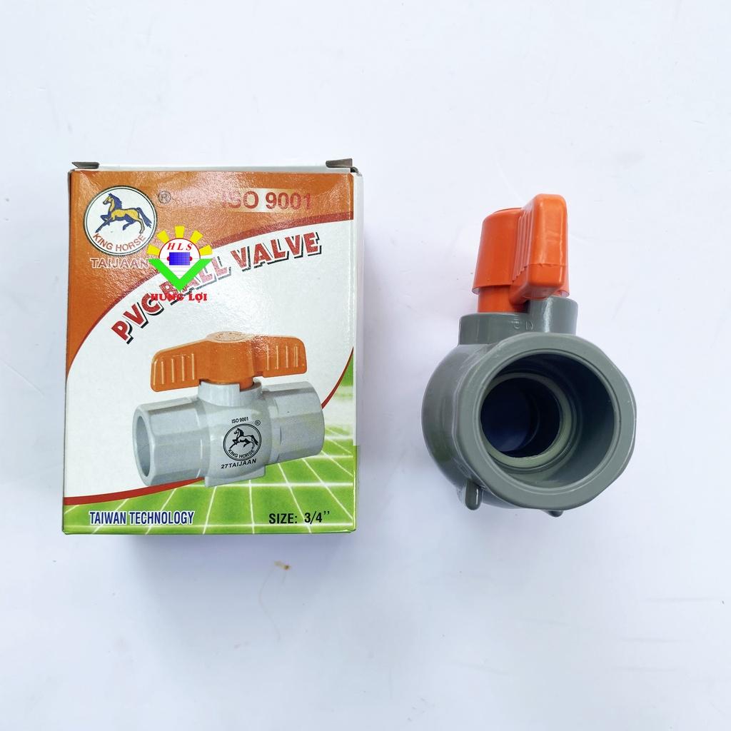 Van nhựa khóa nhựa phi 27 và phi 34 - Phụ kiện ống nhựa PVC