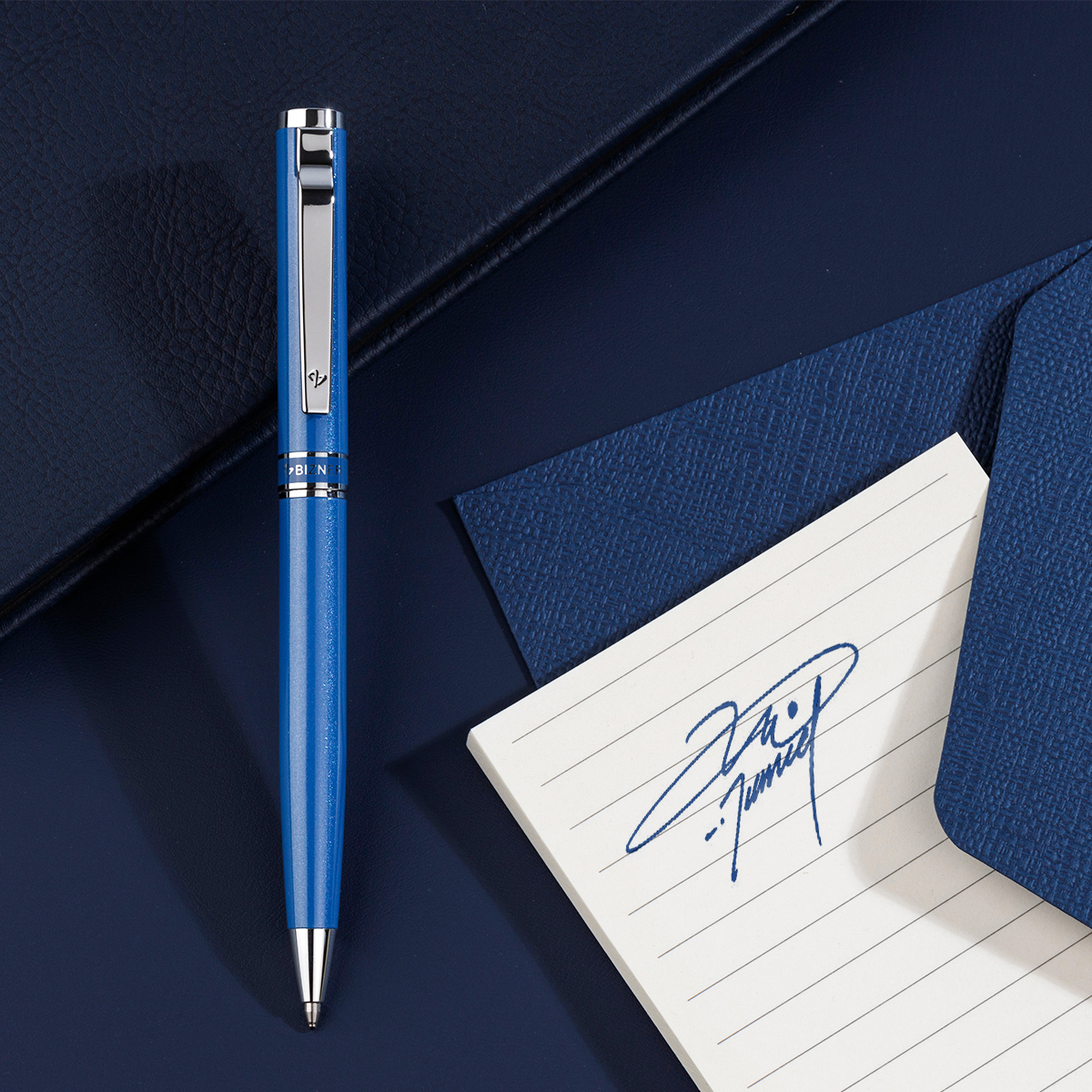 Bút bi, bút ký cao cấp Thiên Long thân kim loại, thiết kế hiện đại, thích hợp ký và ghi chép hàng ngày Biz-12