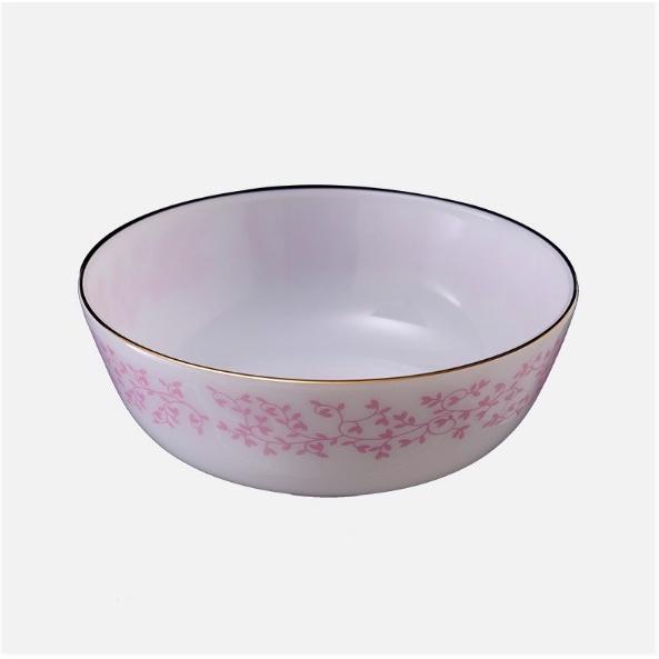 Tô sâu 6.5 inch, thuỷ tinh ngọc, hàng cao cấp, hoạ tiết đẹp