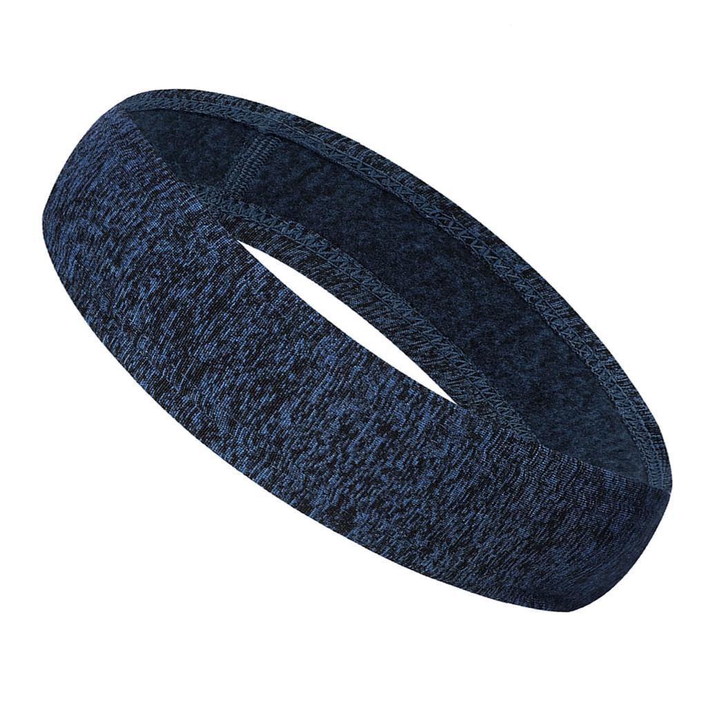 2-3pack Men Women Sports Headband Gym Tennis Basketball Sweatband Hairband Blue