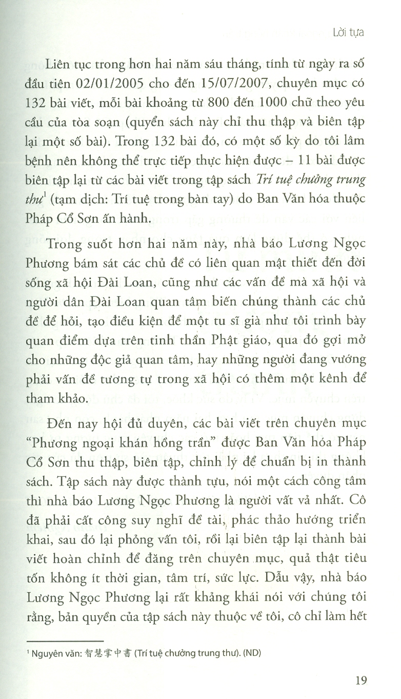 Phương Ngoại Khán Hồng Trần - Các Vấn Đề Xã Hội Qua Lăng Kính Phật Giáo
