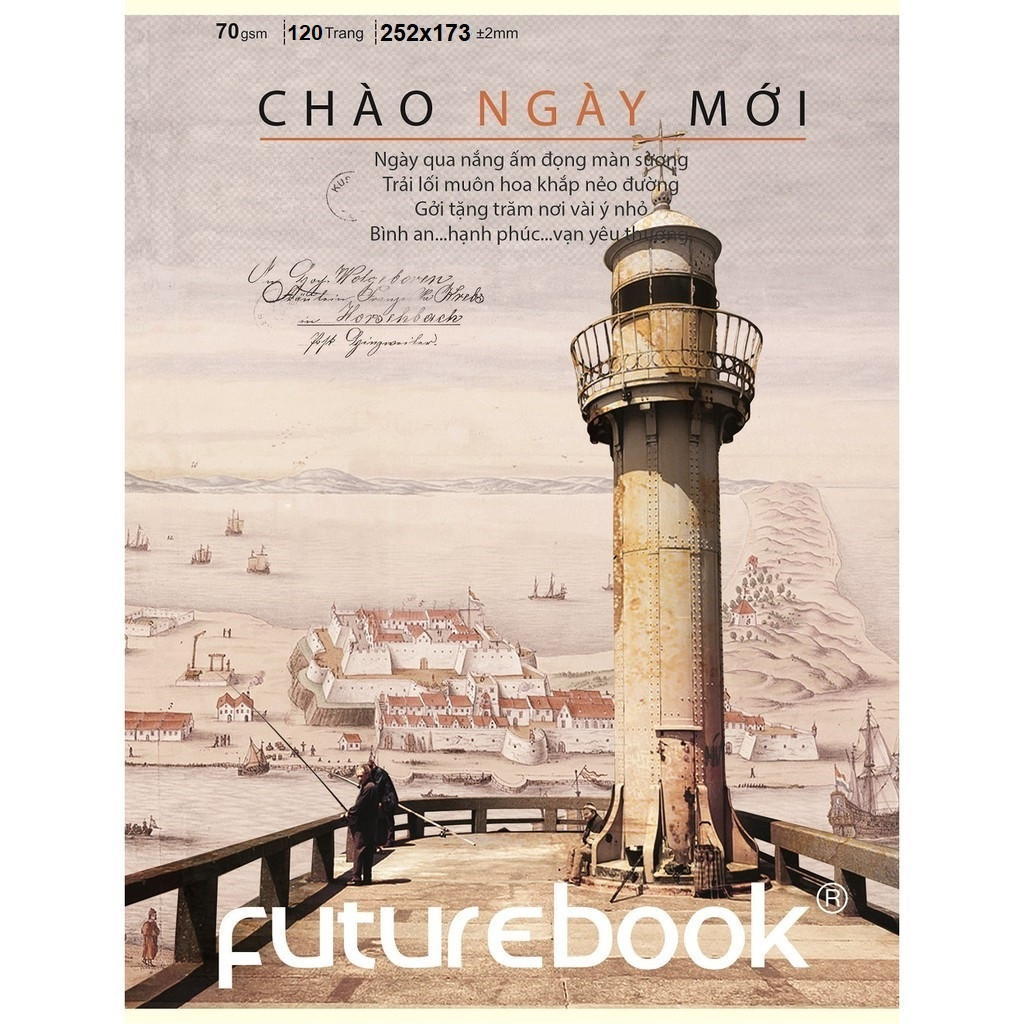Vở kẻ ngang B5 Futurebook 120 trang,