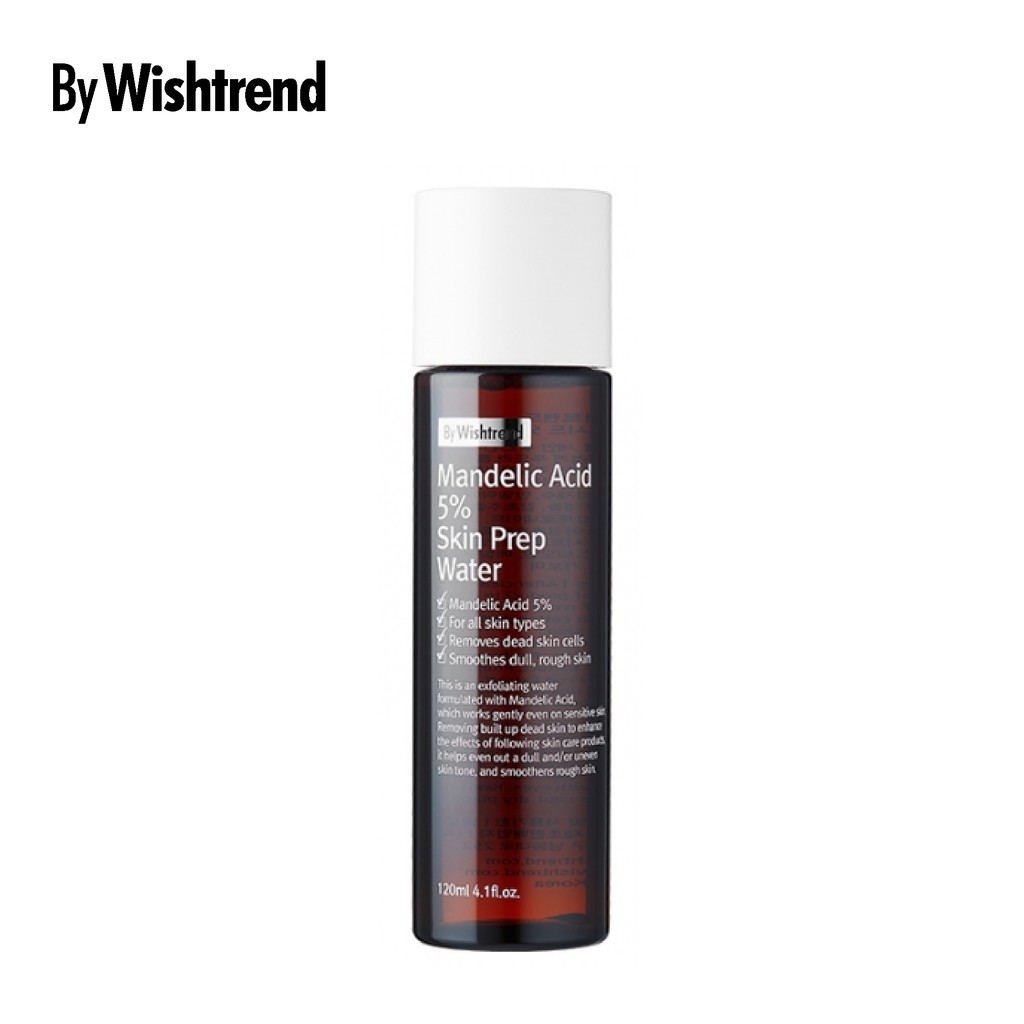 By Wishtrend kem dưỡng Vitamin 75 Maximizing Cream 50g+Nước hoa hồng tẩy da chết Mandelic Acid 5% Skin Prep Water 120ml