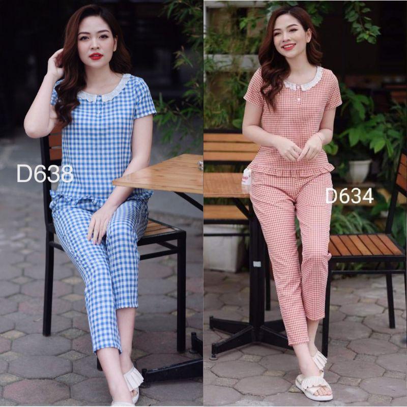 Quần áo mặc nhà cổ ren đẹp sang chảnh