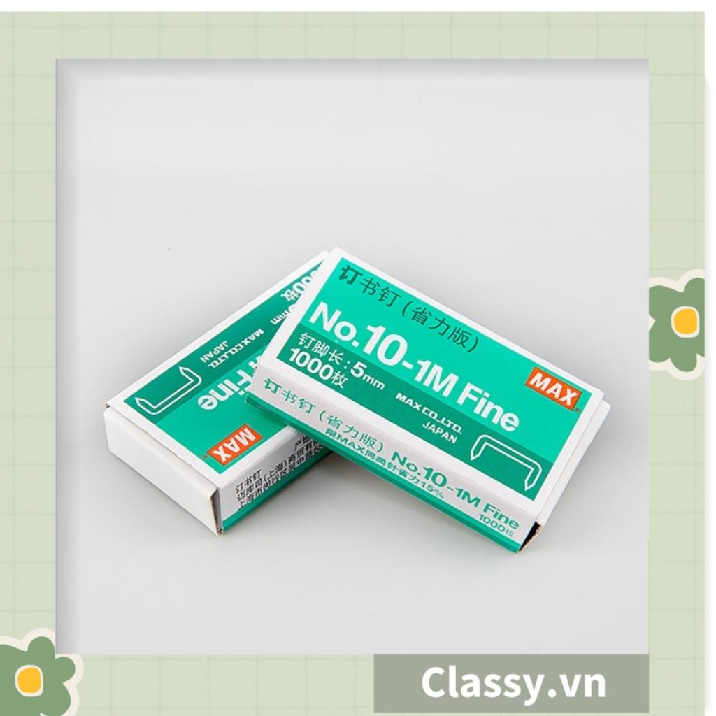 Hộp Kim/Gim bấm giấy, ruột bấm Classy làm từ thép không gỉ, cứng cáp PK1531