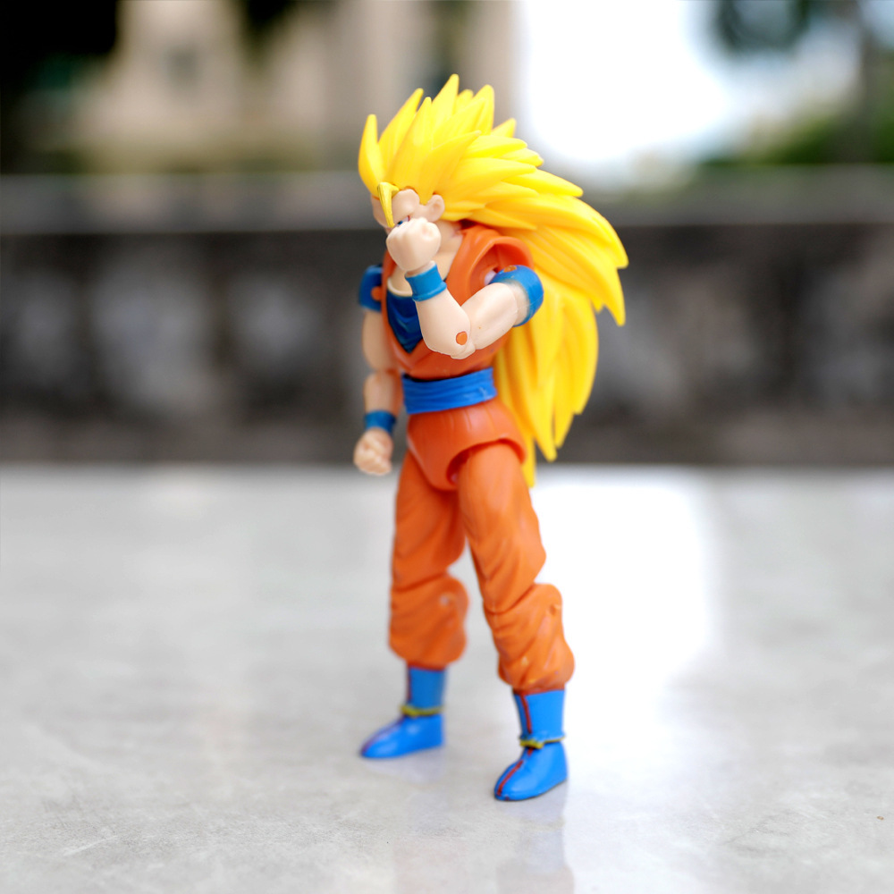 Mô hình khớp động dragonball Songoku SXD cấp 3 tóc dài tặng kèm ngọc rồng, bàn tay tư thế trưởng 2068 2