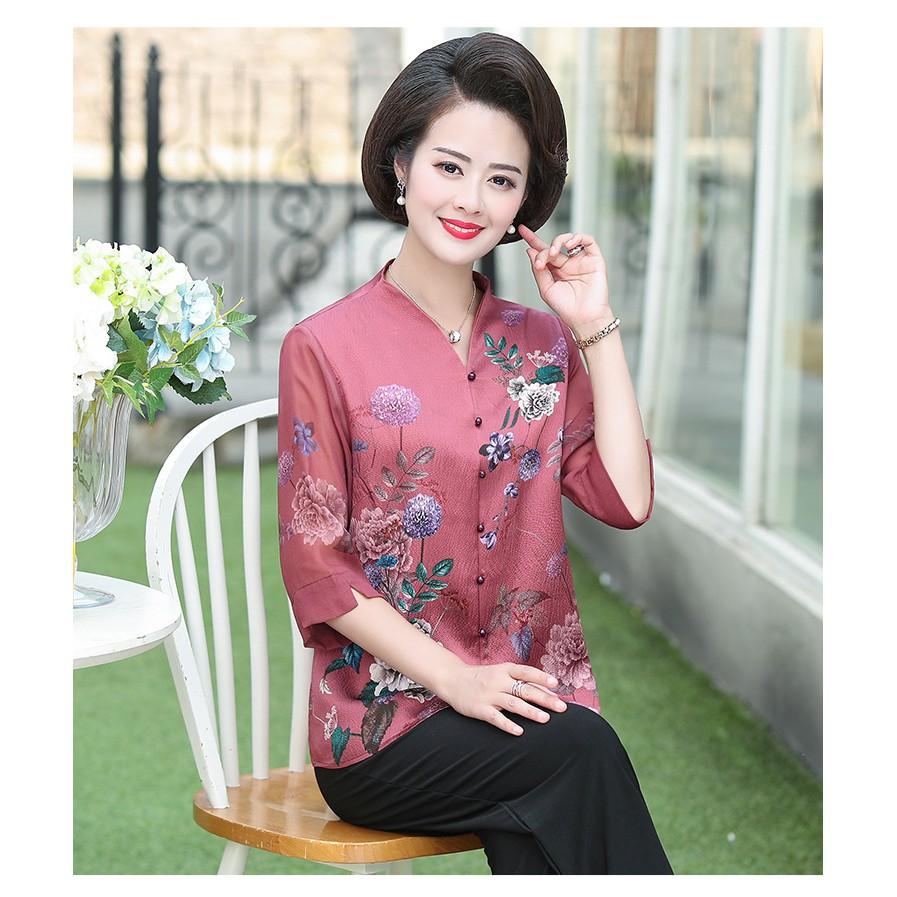 Áo sơ mi đẹp cho mẹ cho bà