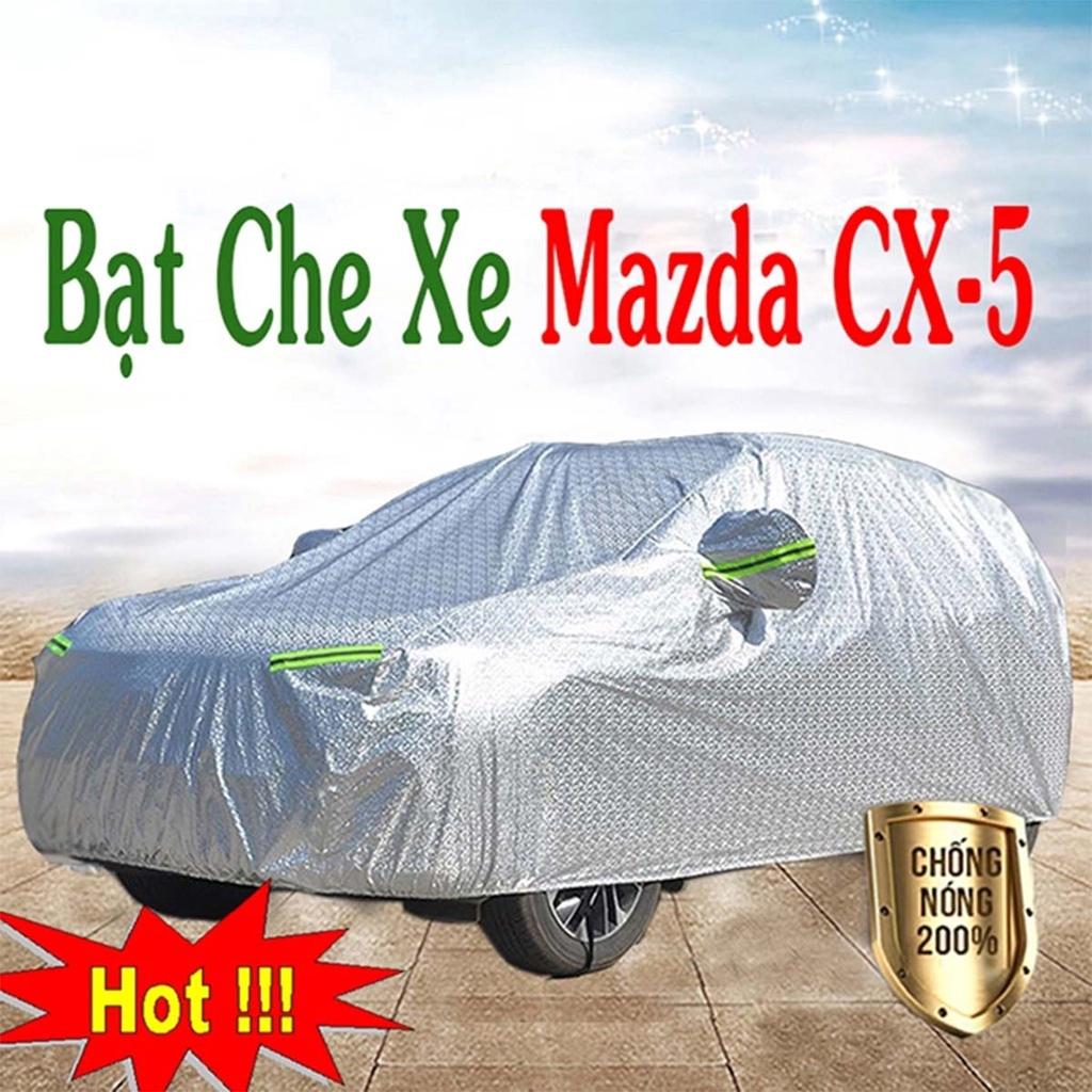 Bạt Phủ Xe Ô Tô Mazda CX-5 - Bạt Phủ Ô Tô 5 Chỗ 3 Lớp Cao Cấp Chống Mưa, Chống Nắng, Chống Cháy Loại 1