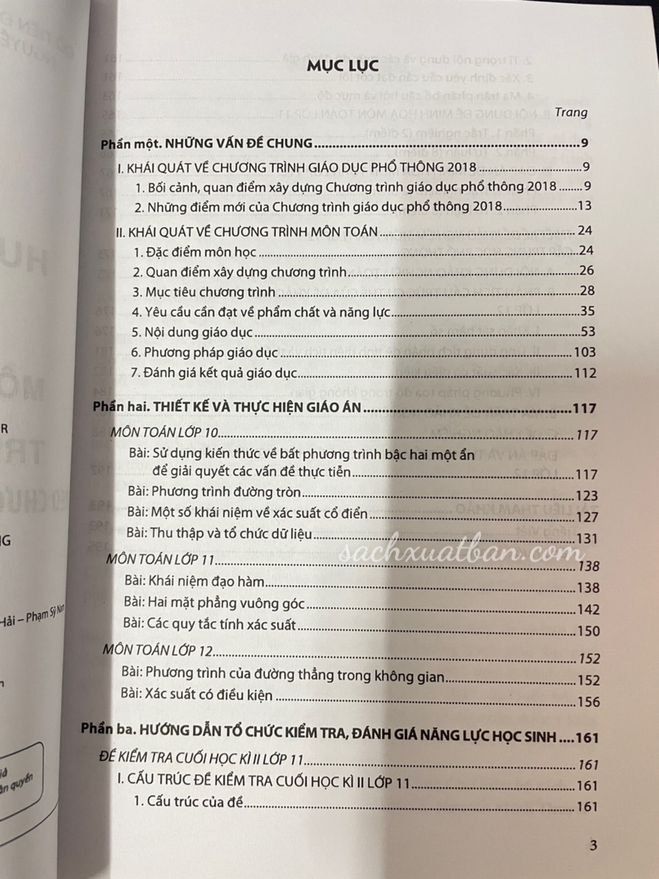 Sách Hướng Dẫn Dạy Học Môn Toán Trung Học Phổ Thông Theo Chương Trình Giáo Dục Phổ Thông Mới