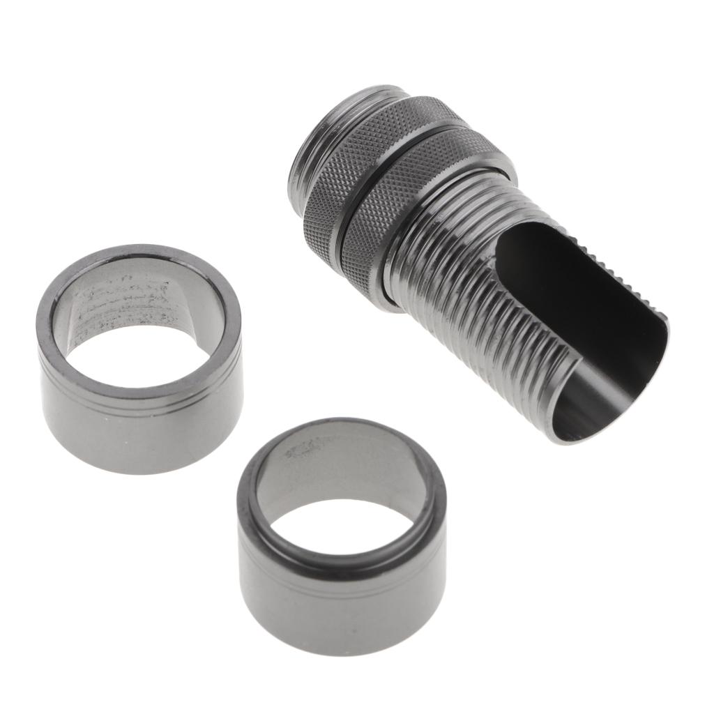 Aluminum Alloy Fly Reel Seat Skeleton Up Locking Accessory DIY Fishing Rod Handle