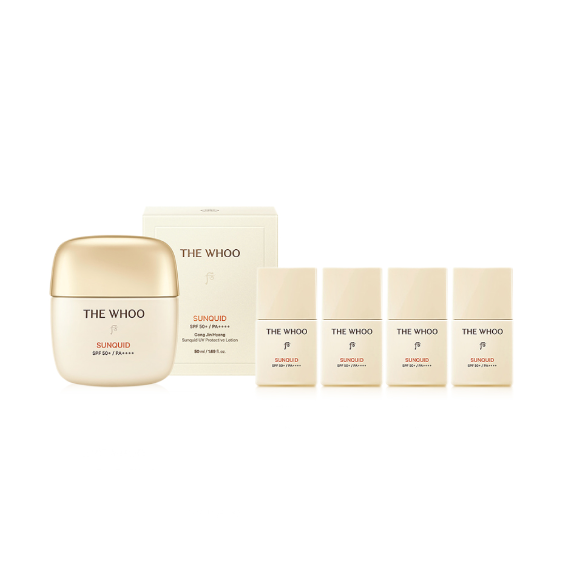 Sữa chống nắng dưỡng ẩm và làm dịu da WHOO GJH SUNQUID UV PROTECTIVE LOTION SET