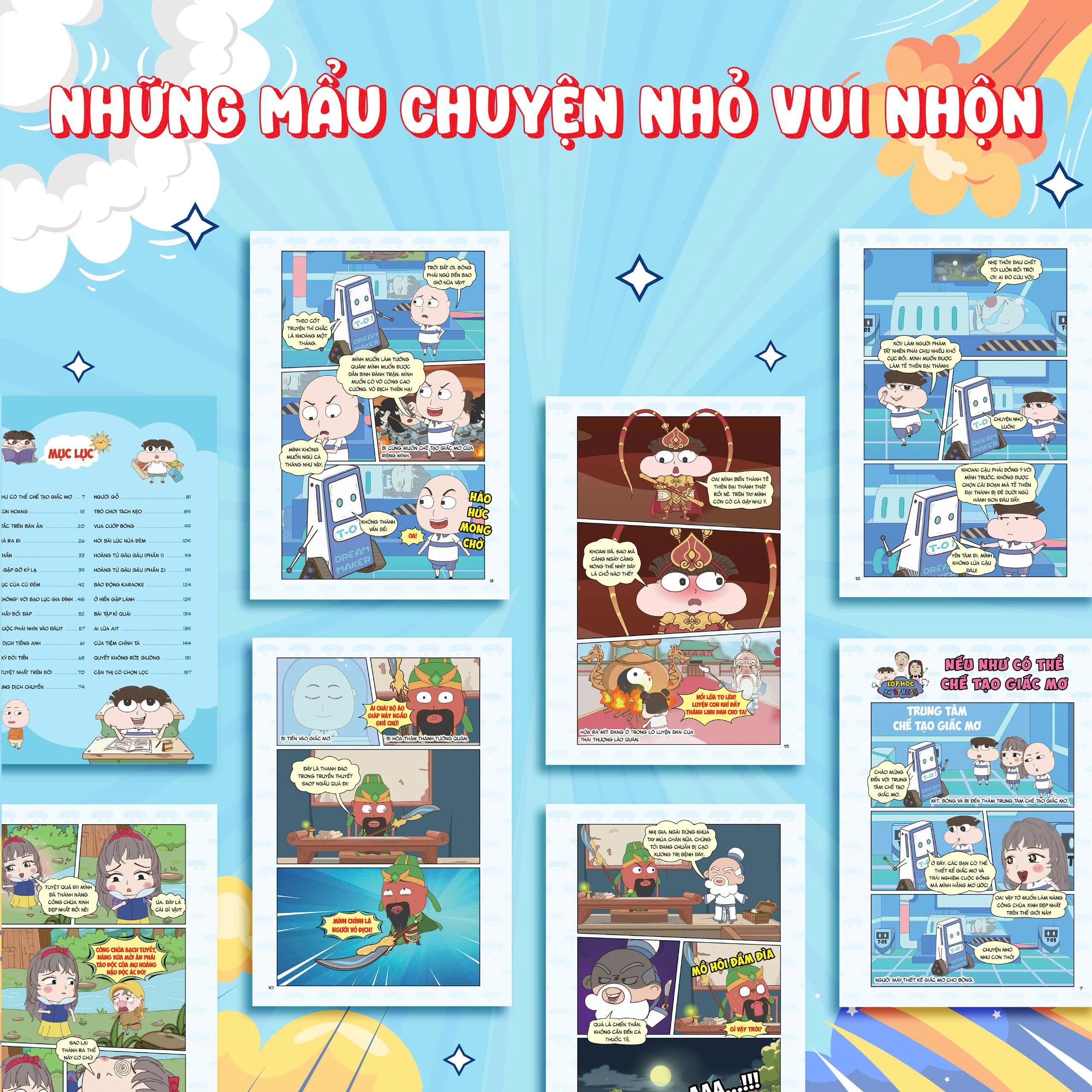 Sách - Truyện Tranh Lớp Học Xả Stress - Hỏi Bài Lúc Nửa Đêm