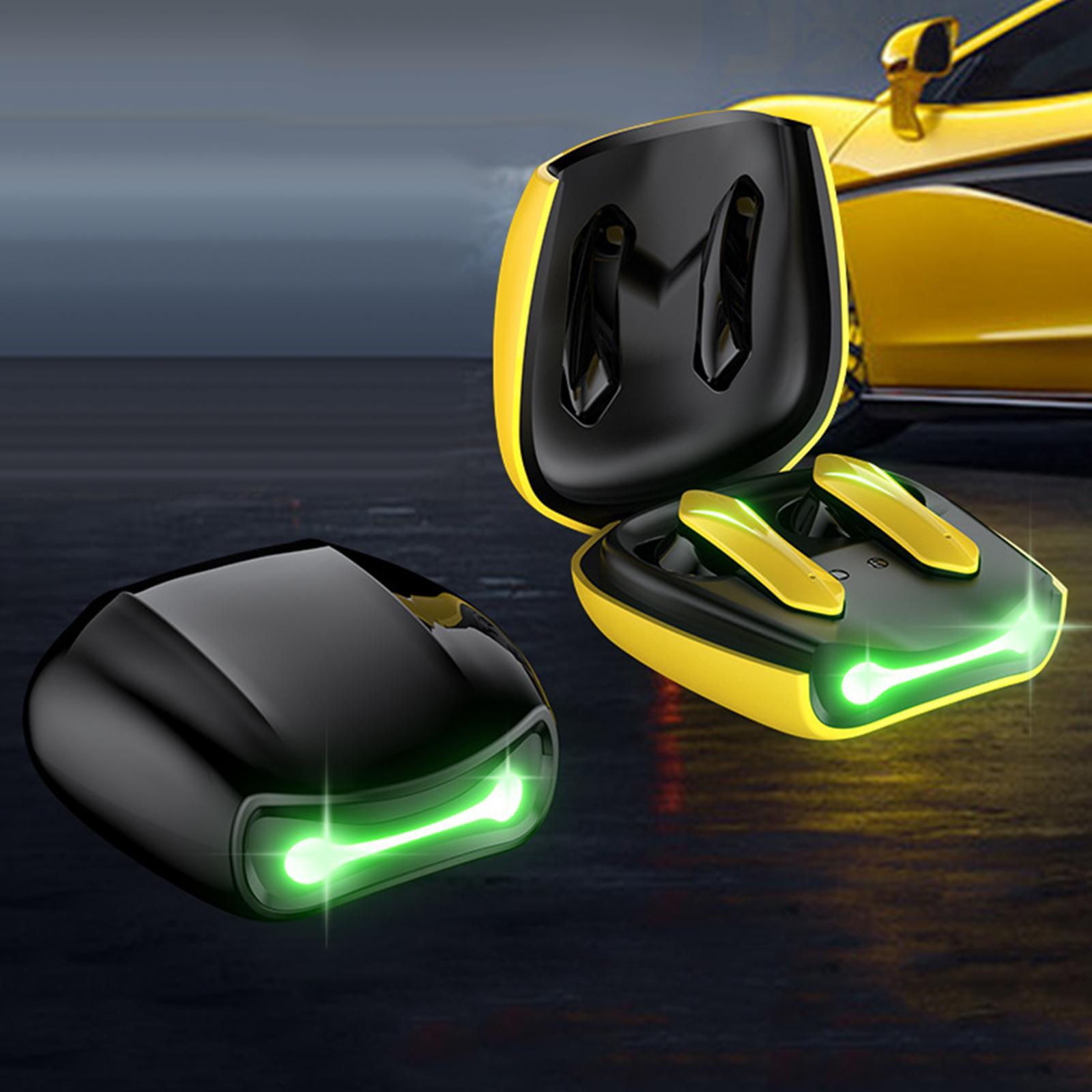 Stereo Bass Gaming Headphone Adjustable Mic yellow