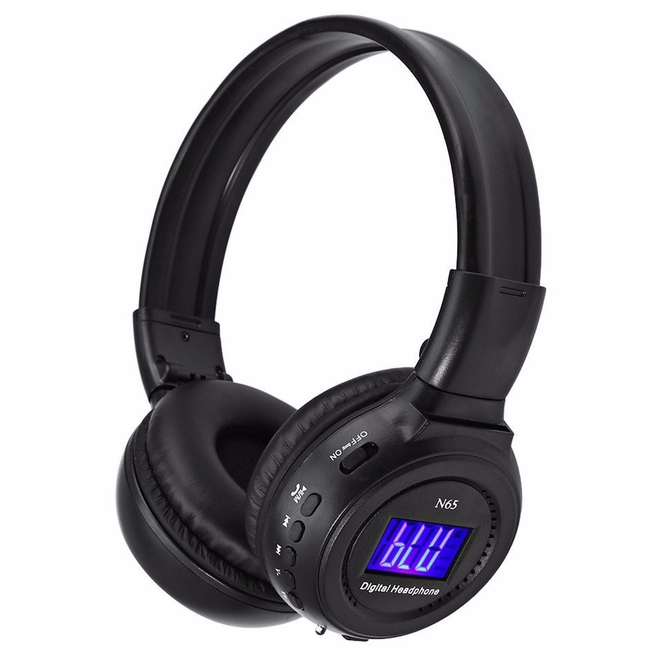 Tai nghe bluetooth chụp tai N65BT âm thanh cực đỉnh thời gian chơi nhạc cực lấu headphone gamming gamer (Giao màu ngẫu nhiên)