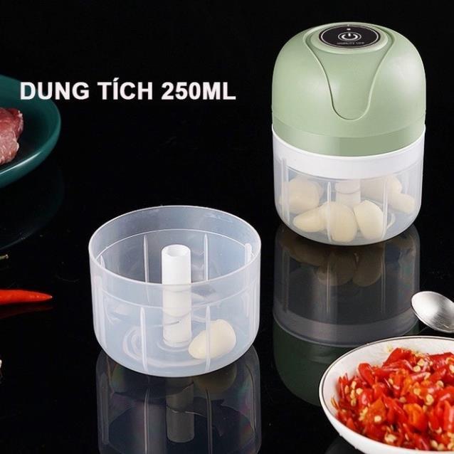 Máy xay tỏi ớt mini thế hệ mới 250ml