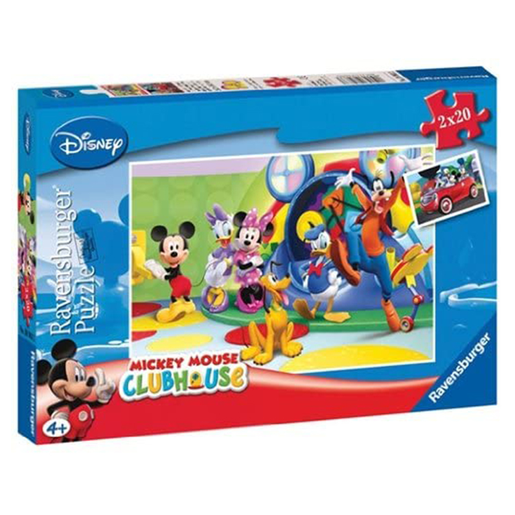 Xếp hình puzzle Mickey, Minnie & Freunde 2 bộ 12 mảnh RAVENSBURGER RV075652