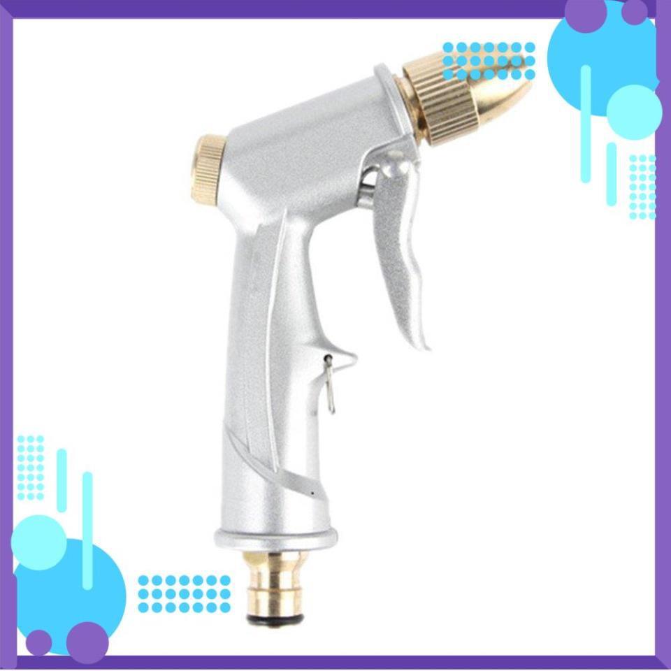 Vòi Xịt Nước️ Bộ dây vòi xịt nước rửa xe, tưới cây , tăng áp 3 lần, loại 7m, 10m 206701 đầu đồng, cút đồng