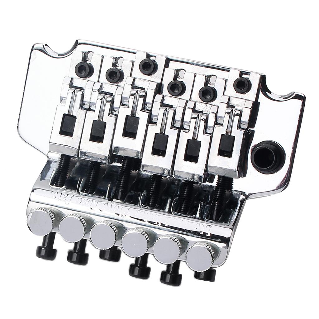 6 Dây Đôi Tremolo Cầu Yên Cầu Bộ cho Đàn Guitar Điện Chrome