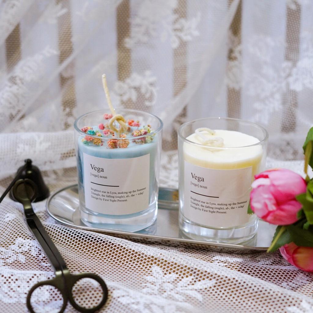 First Sight Candles nến thơm handmade Vega hương Vani và Lavender Ngọt Dịu tinh dầu cao cấp không khói hũ 170gr