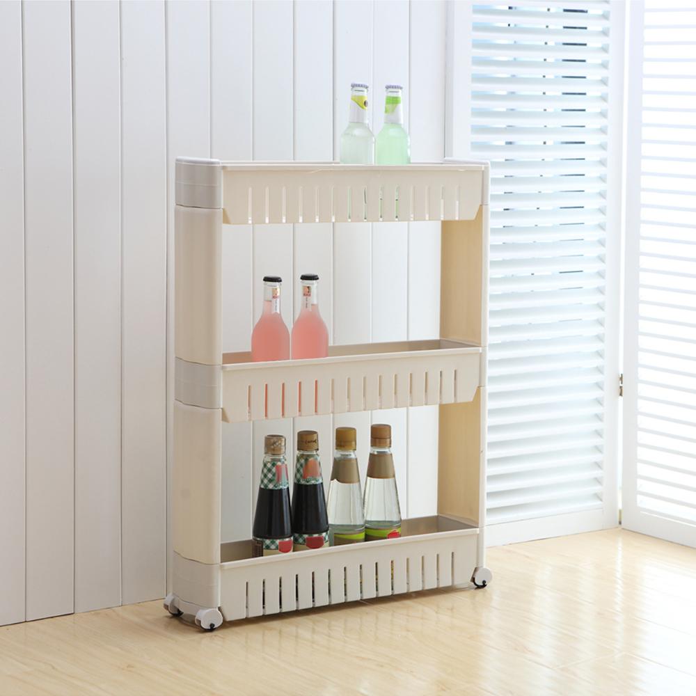 Bộ giá kệ di động 3 tầng , tiện dụng có bánh xe đẩy