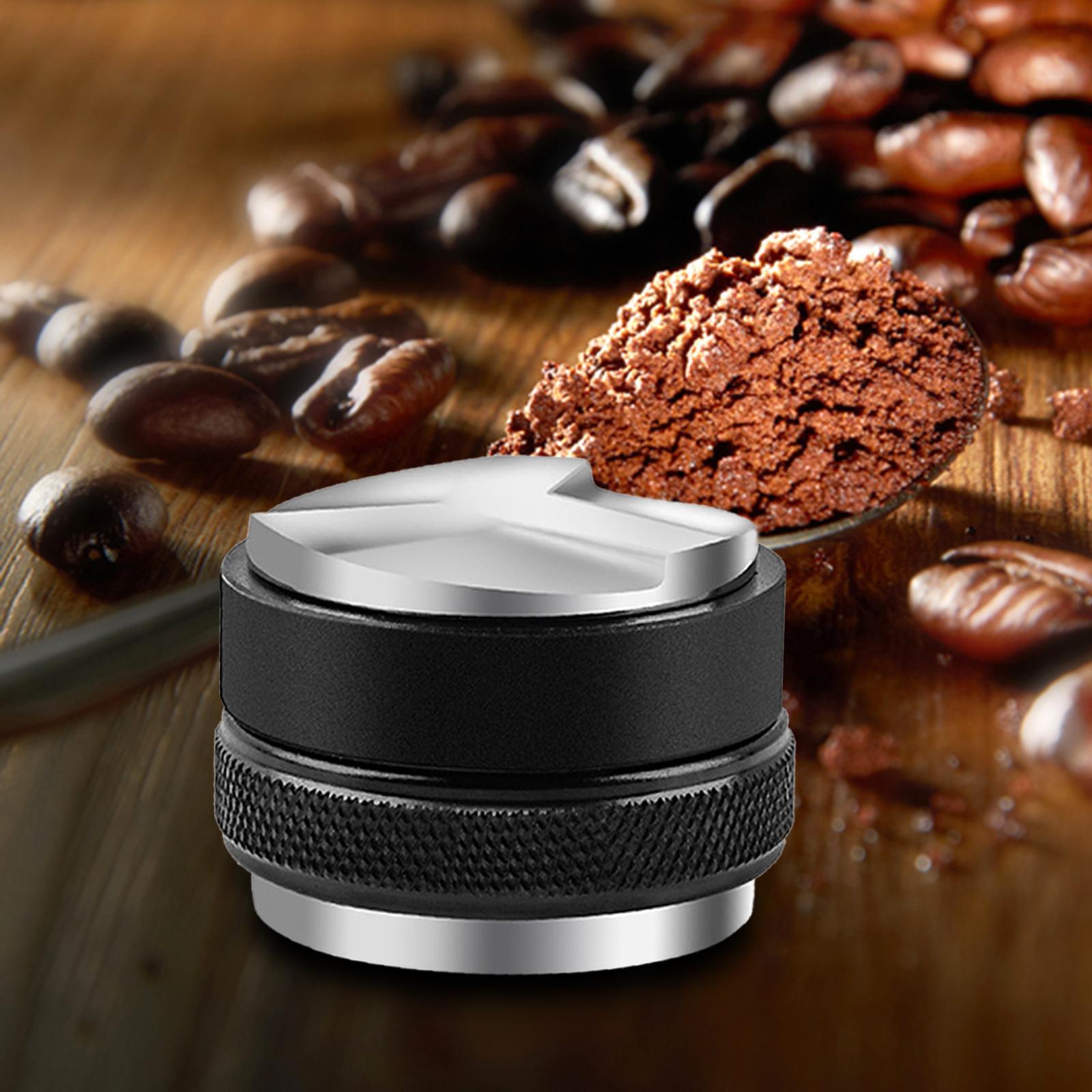 Zinc Alloy Professional Coffee Distributor Leveler Tool Powder Distributor Loosely Distributed Avoid Agglomeration Espresso Distribution Hand Tampers