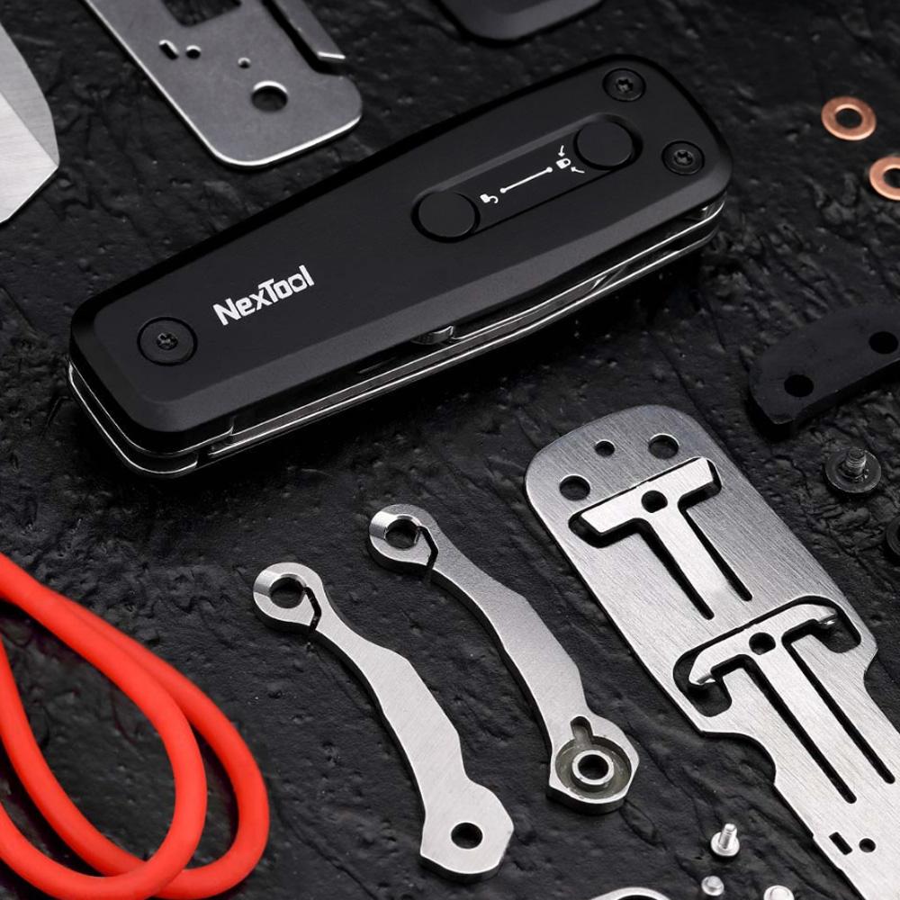 NEXTOOL Professional Slingshot & Folding Knife 2 in 1 Design Aluminium Mini Y Shot with High Strength Rubber