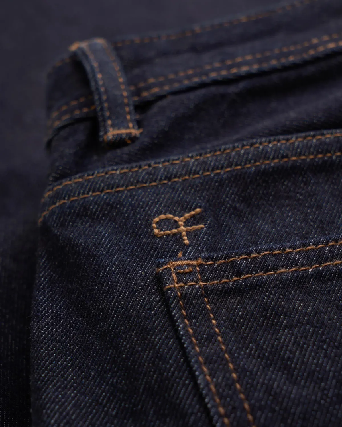 Quần jeans nam màu Xanh đen (tiêu navy) . Form Straight - ROUTINE 10F24DPA032 | ROUTINE CÀ MAU