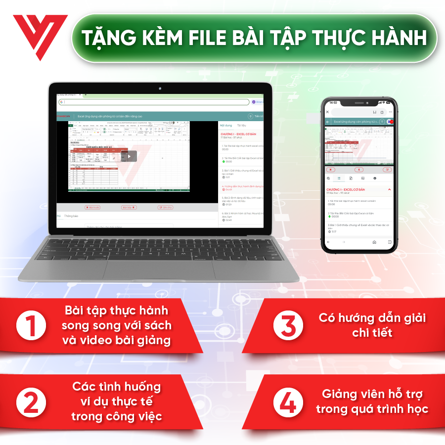 Combo 2 sách Excel và 90 Hàm Excel ĐÀO TẠO TIN HỌC Chuyên Ứng Dụng Văn Phòng Tặng Kèm Video Khóa Học