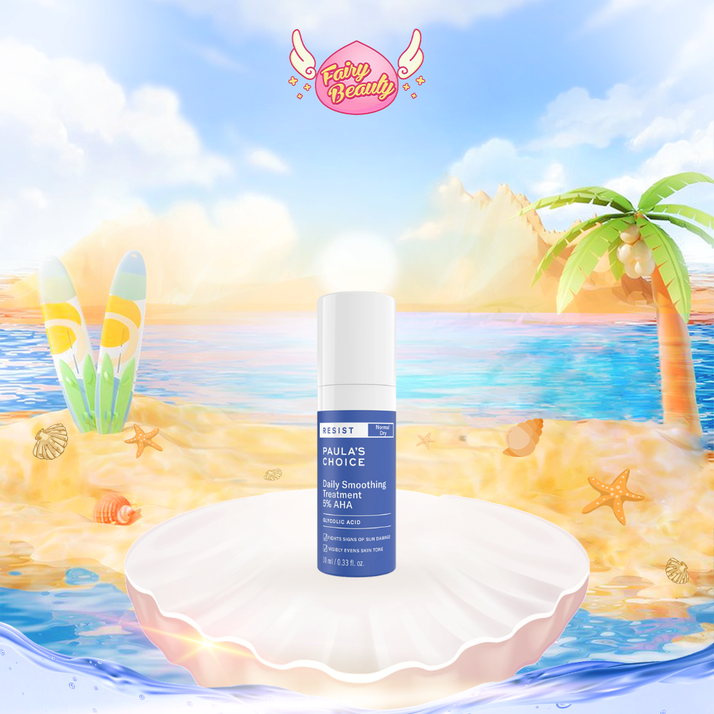 AHA cho người mới bắt đầu làm sáng da, mờ thâm Resist Daily Smoothing Treatment With 5% AHA