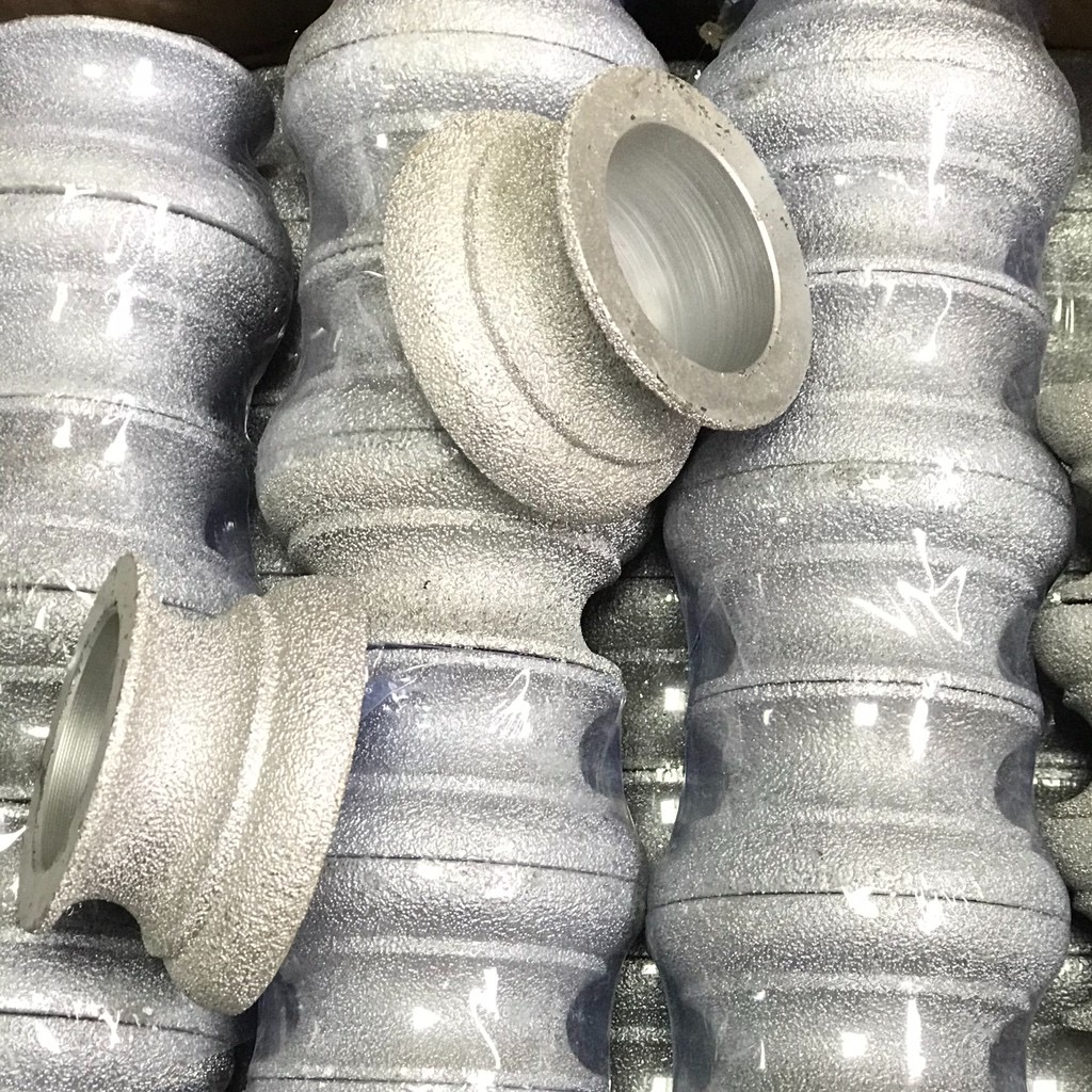 Bộ 6 đầu bo phào đá lắp máy mài cầm tay D75