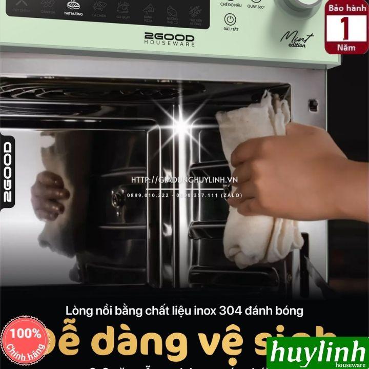 Nồi chiên không dầu điện tử 2Good S19 - 14.5 lít - Tặng găng tay - Hàng chính hãng