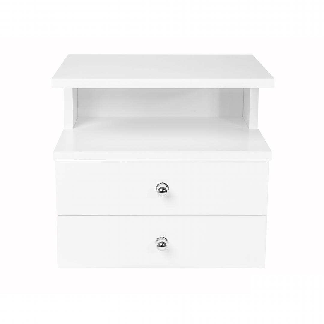 Tủ gỗ đầu giường hiện đại SMLIFE Natasha | Gỗ MDF dày 17mm chống ẩm | D40xR35xC40cm