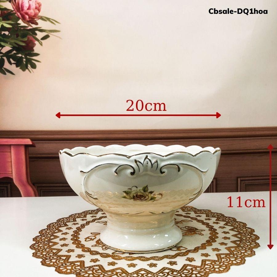 Đĩa quả Tân Cổ Điển Tối Giản Sang Trọng Cbsale-DQ1 Cbsale-DQ1hoa