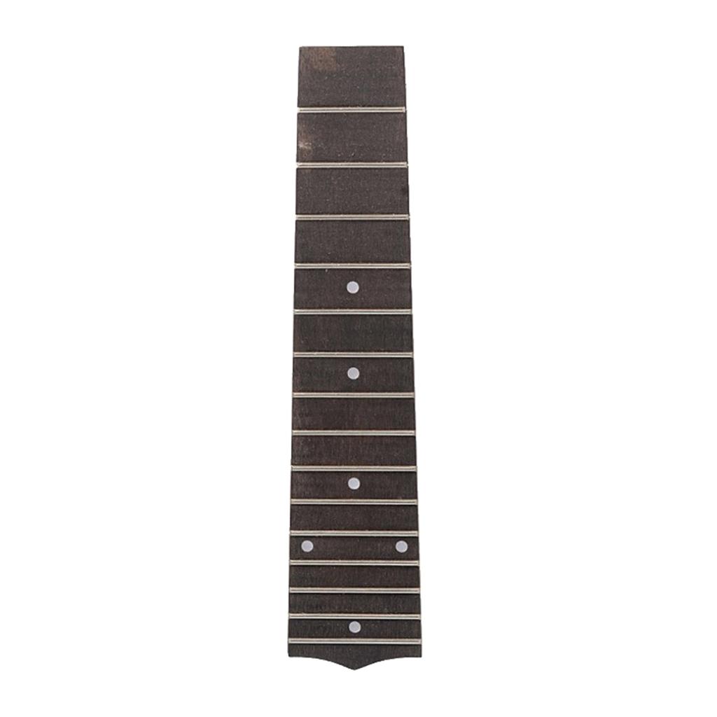 Sunnimix Đàn Ukulele 15 Giải Tầng Ván Trượt Ngón Tay Fretboard Dụng Cụ Âm Nhạc Phần Trắng Điểm 215X35X48 Mm